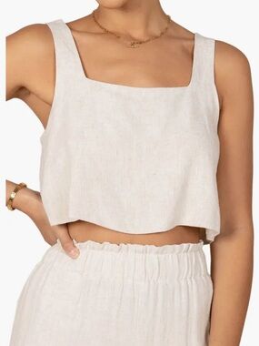 Petal & Pup Crop Tank Top
